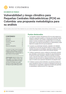 Vulnerabilidad PCH en Colombia