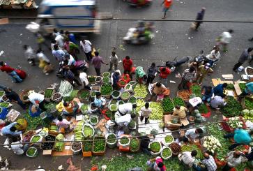 city market in India