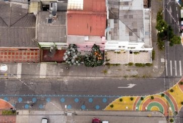 Vista aérea de Bogotá