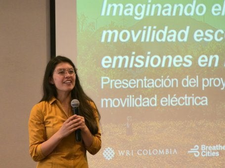 Marcela Neira, de la Secretaría Distrital de Movilidad de Bogotá