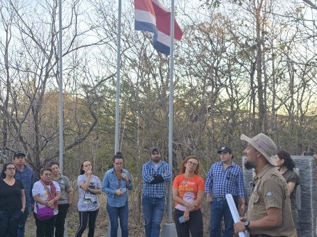 Visita al Área de Conservación Guanacaste, en Costa Rica