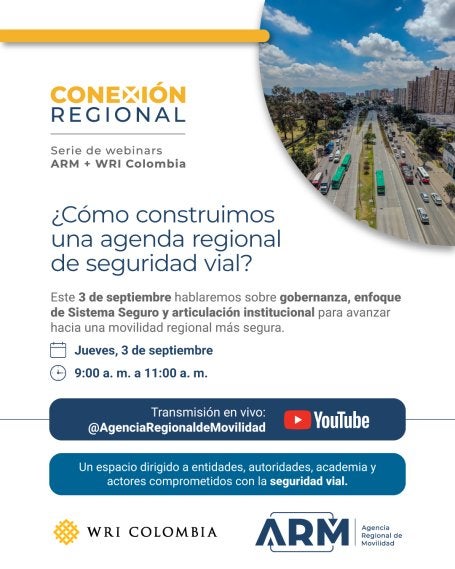 Webinar Agenda regional de seguridad vial
