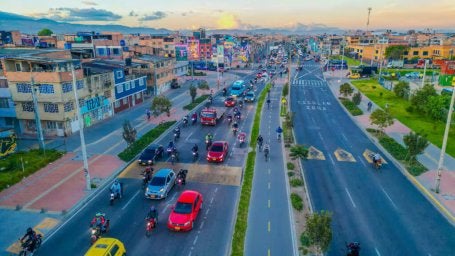 Avenida Guayacanes, en Bogotá