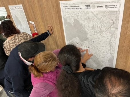Grupo focal en Ciudad Bolívar, Bogotá, sobre transporte informal
