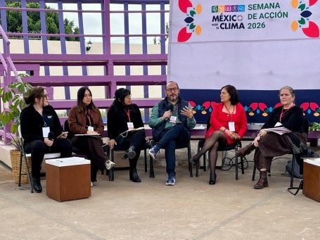 panel “Educación ante la crisis climática: entender el clima para transformar la ciudad”