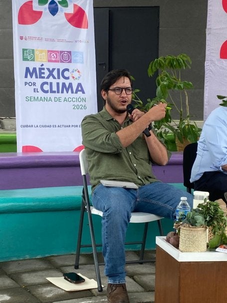 Desde la Secretaría del Medio Ambiente de la Ciudad de México, Liver Salijeral Giles, asesor de la dependencia