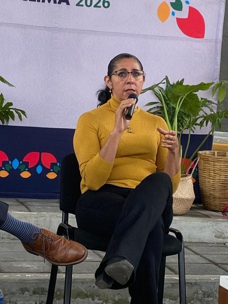 Laura Guzmán, Coordinadora de Enlace Institucional de la Secretaría del Medio Ambiente