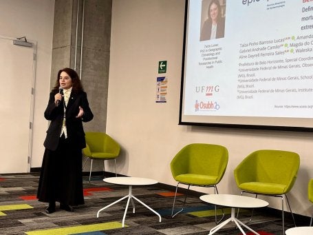 Waleska Caiaffa, profesora de Epidemiología y Salud Pública de la UFMG