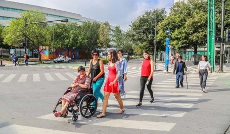 DistritoTec ha ayudado a que la gente regrese a los vecindarios que rodean la histórica y prestigiosa universidad de Monterrey. Foto de DistritoTec