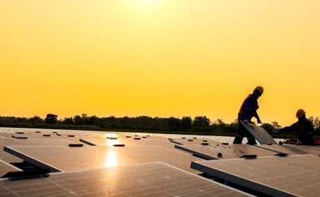 Instalación de energía solar
