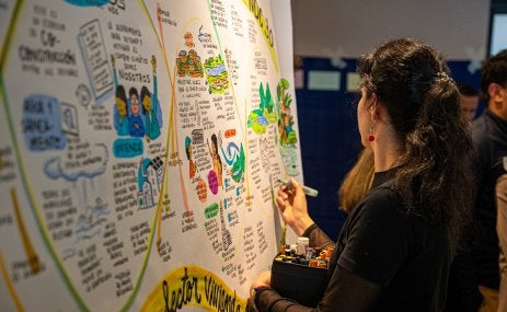 Infografía del taller de actualización de NDC 3.0 de Colombia