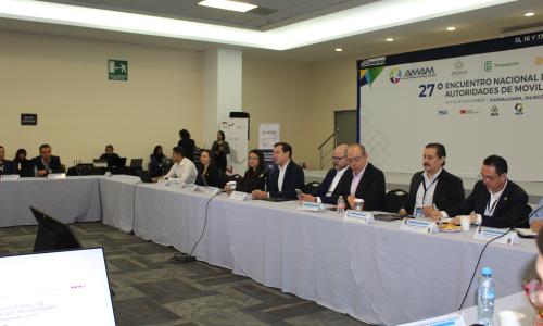 El 27° Encuentro Nacional de Autoridades de Movilidad en Guadalajara, Jalisco.
