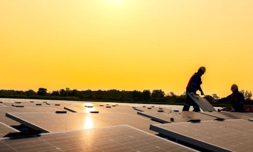 Instalación de energía solar