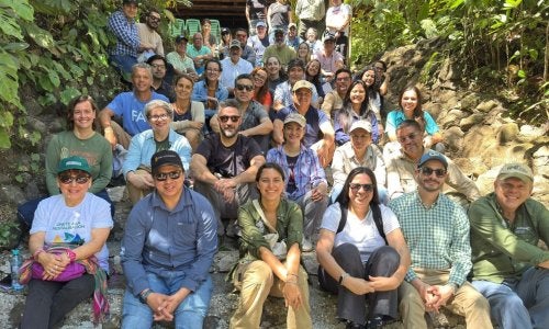 Participantes del IV programa Aceleradora de Monitoreo de Paisajes en América Latina 